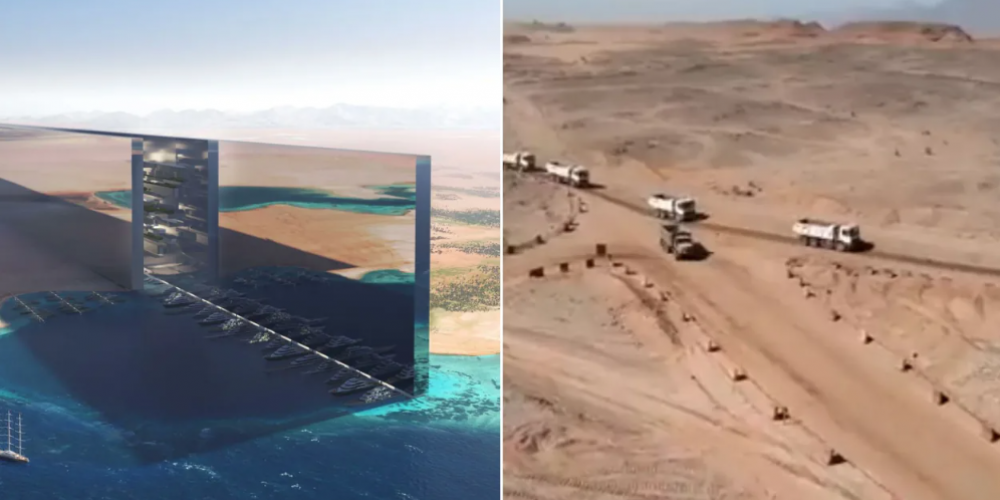 Saudi Arabia's 170 kilometer-long megacity 'The | OMNESmedia.com