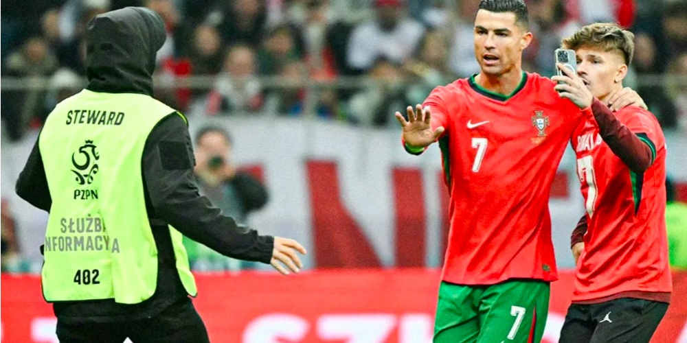 Cristiano Ronaldo stops security to take a self | OMNESmedia.com
